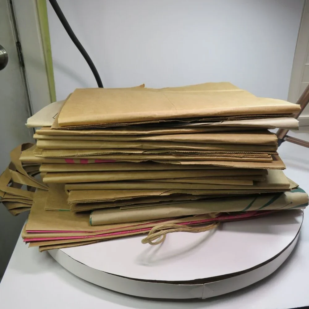 Brown Bags ALMOST 5 POUNDS 33 bags great condition CRAFTING ready! Junk Journals